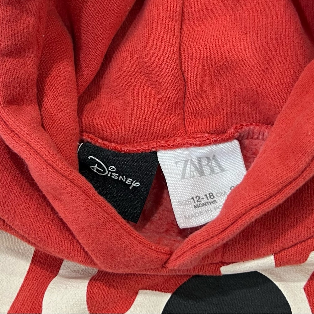 Zara x Disney |  Mickey Mouse Pullover Hoodie Sweatshirt - Picture 4 of 4